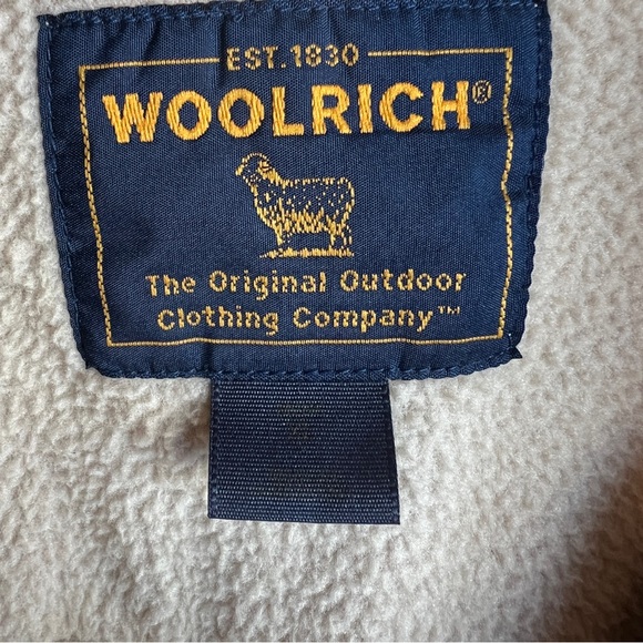 VTG Woolrich Faux Sherpa Lined Brown Corduroy Shirt Size XL - Picture 6 of 12